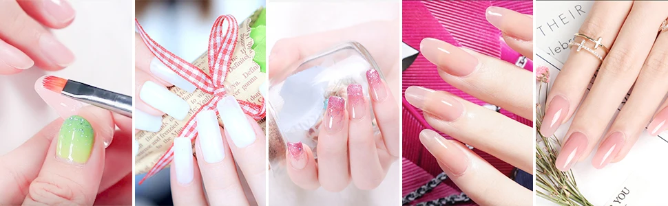 Extensão do Unha Técnico de Unhas Kit de Gel Makartt Poli Construtor Realce Tudo-em-um Cristal Francês Builder Kit 11 Peças Gel 12 Cheap Gel para unhas