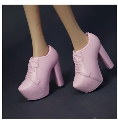 Разные стили на выбор; повседневная обувь на плоской подошве и высоком каблуке; кукольная обувь; ботинки для куклы; модная Милая Новинка; BBI00751 - Цвет: 25
