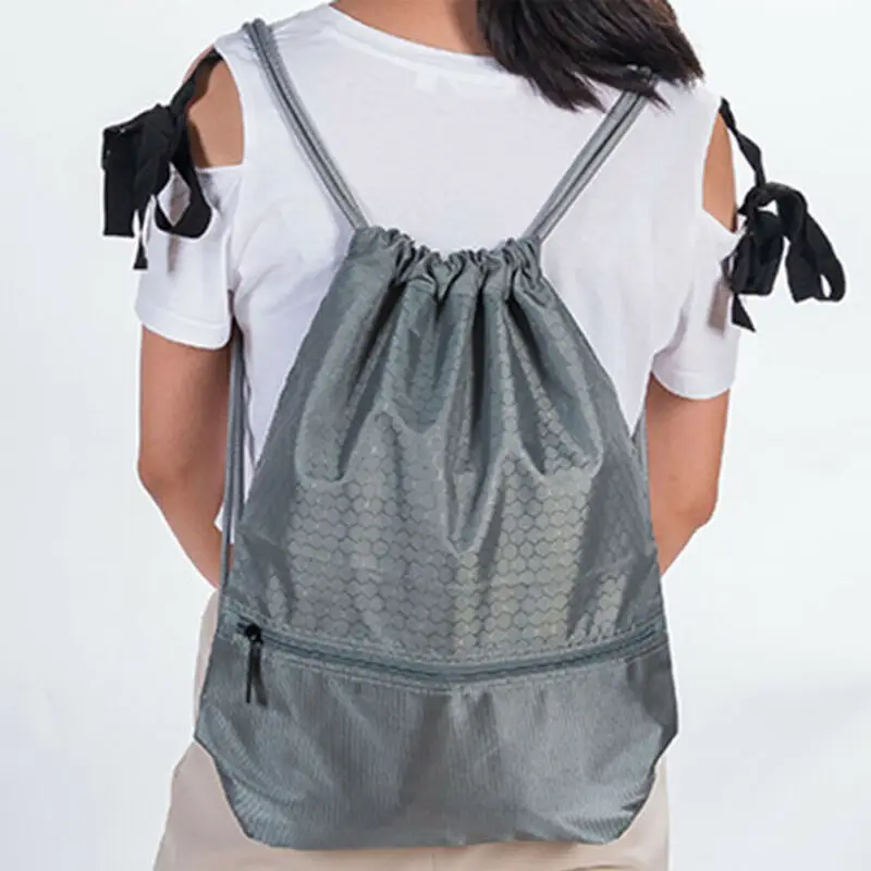 Модный рюкзак со шнурком Cinch пакет сумка спортивная сумка школьный спортивный мешок сумки на завязках для путешествий