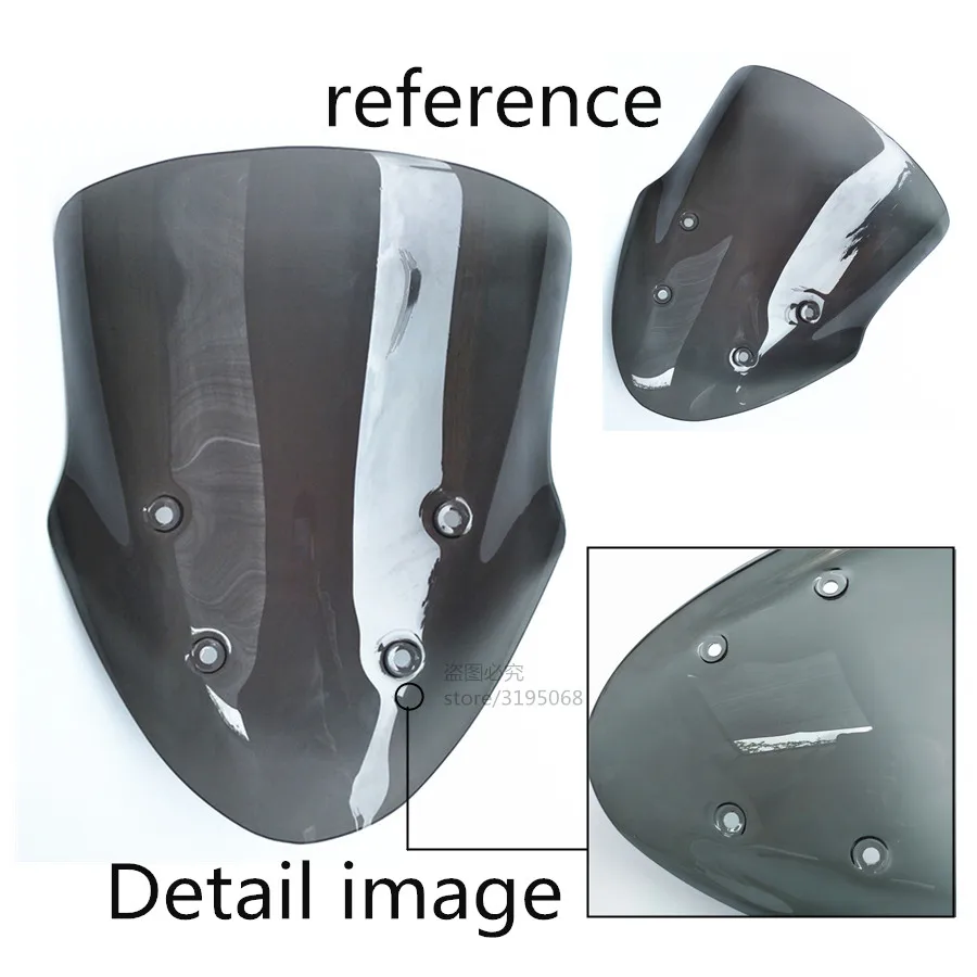 

Motorcycle Accessories fit for suzuki DL650 2012-2016 black black Smoke Clara spoiler Stops Winds of Bubble