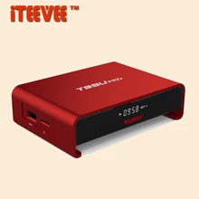 4 шт. iteevee T95U Pro ТВ контейнер под элемент питания 2 Гб оперативной памяти, 16 Гб встроенной памяти, Android 7,1 ТВ Box Amlogic S912 Octa Core Dual WiFi 4 K HD 17,0 1000 M Lan HD tv Box