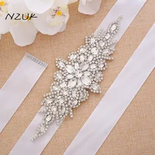 Пояс со стразами серебряный Хрустальный пояс невесты ручной работы свадебные пояса жемчужный пояс для свадебных платьев Y101S