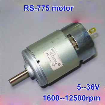 

Mild oxidation Japanese Wan Bao Carbon brush RS-775VF DC motor 5V 12V 24V 36V low speed large torque 775 motor 1600rpm 12500 rpm