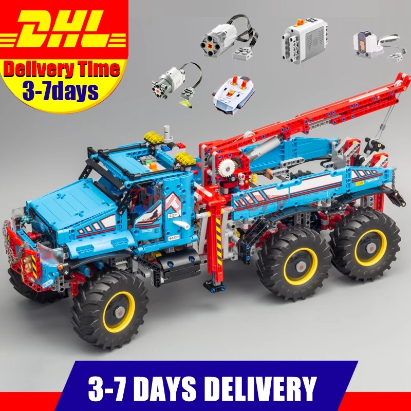 

DHL Lepin 20056 1912Pcs The Ultimate All Terrain 6X6 Remote Control Truck Set Building Blocks Bricks Toys Model 42070