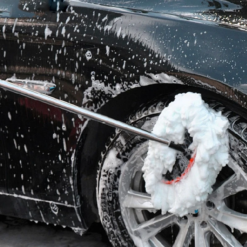 Прямая поставка Регулируемая телескопическая щетка для мытья автомобиля вытирая Швабра чистка инструмент Поставки