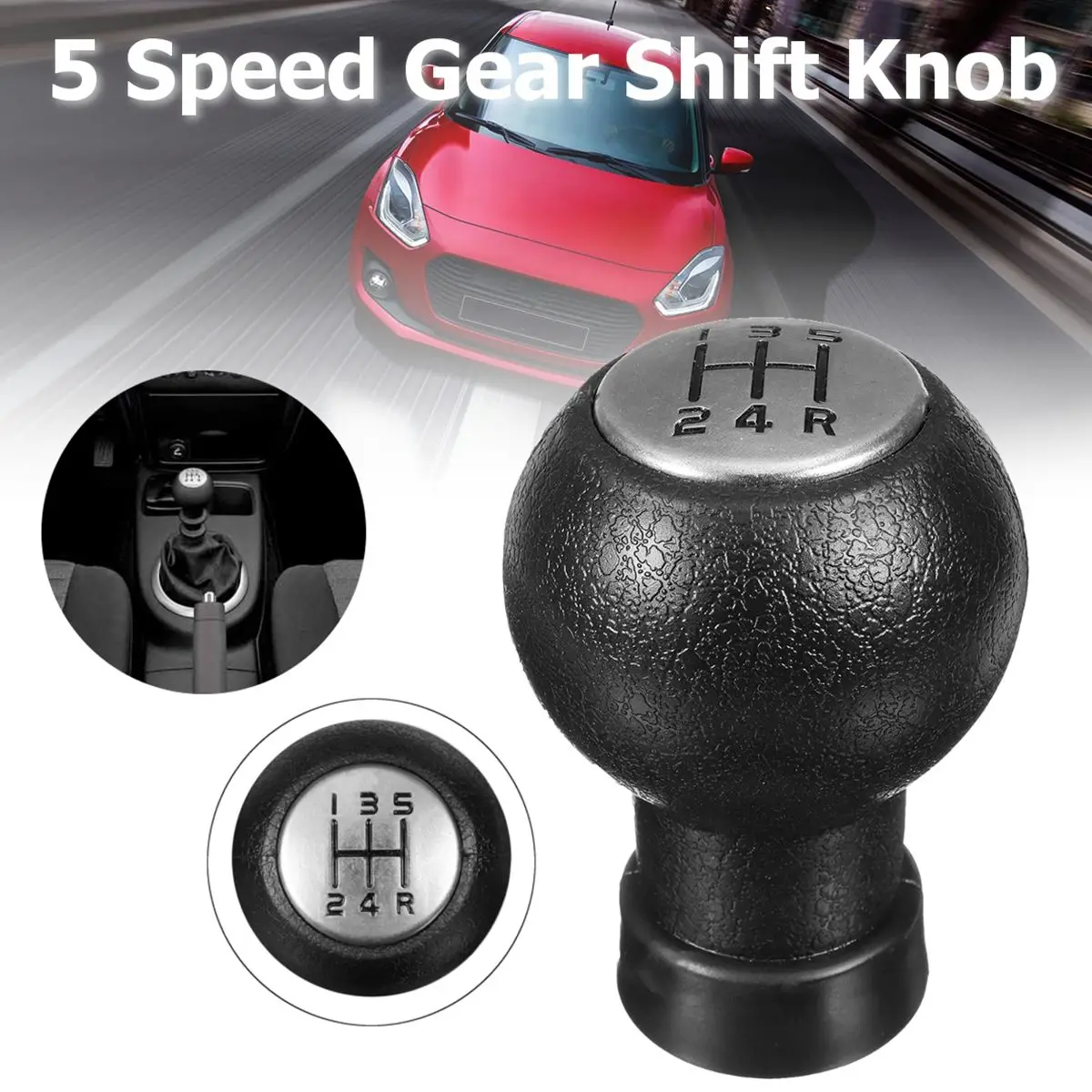 5 Speed Gear Knob Head Stick Shift Plastic For Suzuki Swift SX4 2005