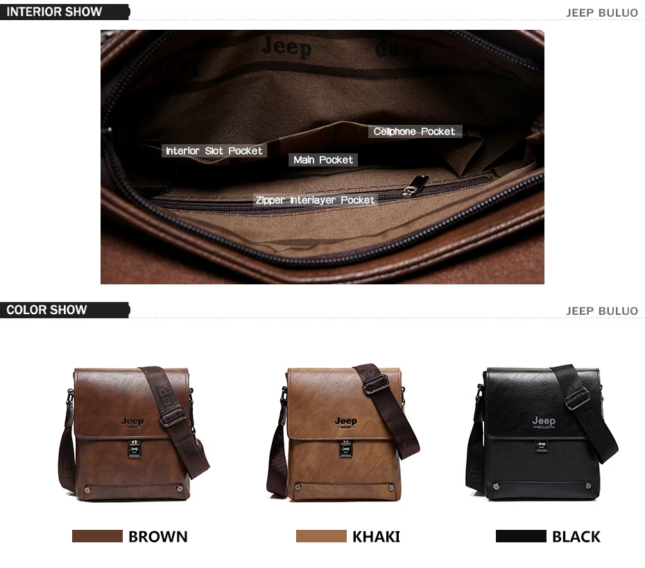 Mariconera Bandolera Hombre Piel Sintetica Jeep Buluo Bolso Mariconera Bandolera Hombre Piel Sintetica Jeep Buluo Bolso