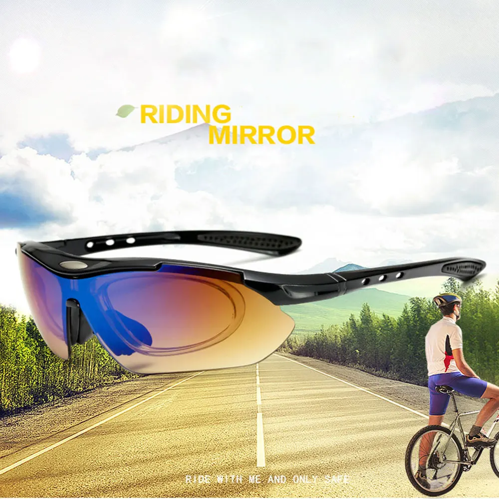 New Cycling Glasses Bicycle Cycling Sunglasses Men/Women Outdoor Sports Riding Glasses Gafas ciclismo Bike Cycling Eyewear