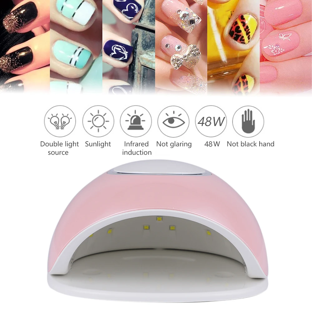 

Hotest Nail Art Tools 48W UV LED Lamp Nail Dryer Drying All Polish //120s LCD Nails Dryer Manicure