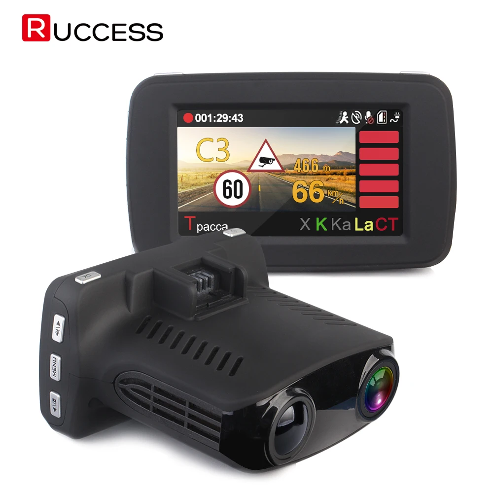 imágenes para RUCCESS Detector de Radar DVR GPS 3 en 1 Voz de Rusia Radares Anti Detectores de Radar Full HD 1296 P 2.7 "Cámara de la Rociada Leva del coche imágenes para RUCCESS Detector de Radar DVR GPS 3 en 1 Voz de Rusia Radares Anti Detectores de Radar Full HD 1296 P 2.7 "Cámara de la Rociada Leva del coche