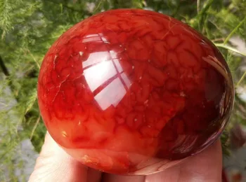 

top!!!Natural Red Carnelian Geode Crystal Quartz Agate Polished Specimen