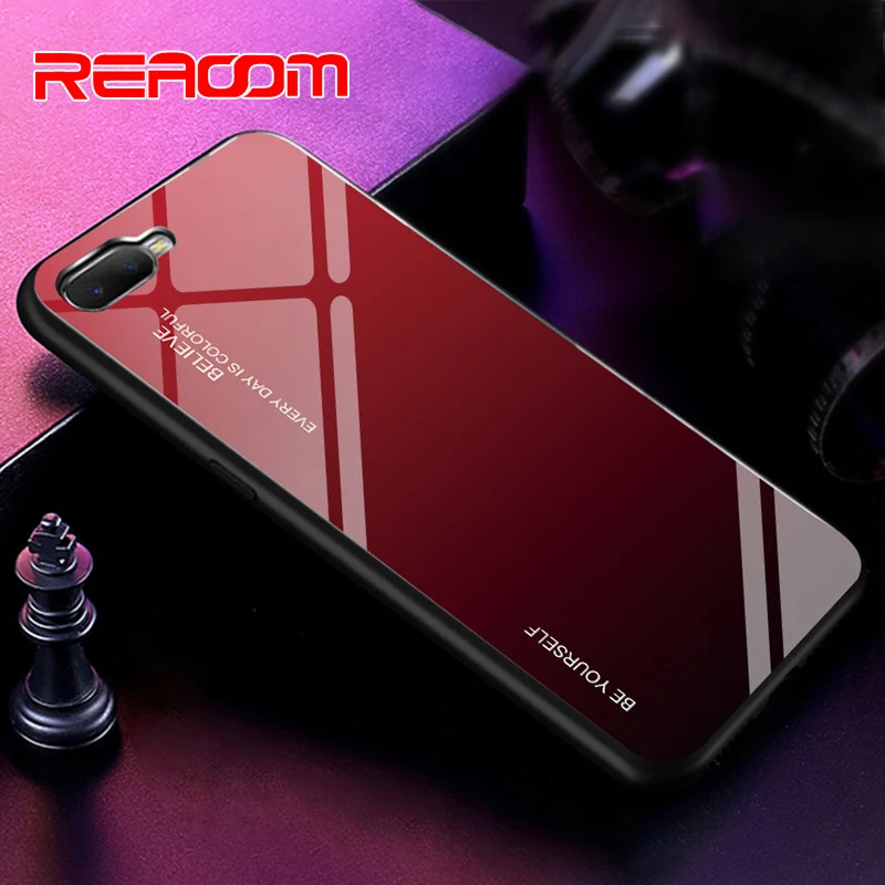 Стеклянный чехол для OPPO Reno 10X Zoom R17 Find X закаленное покрытие телефона F11 R15X Realme 3 Pro R19