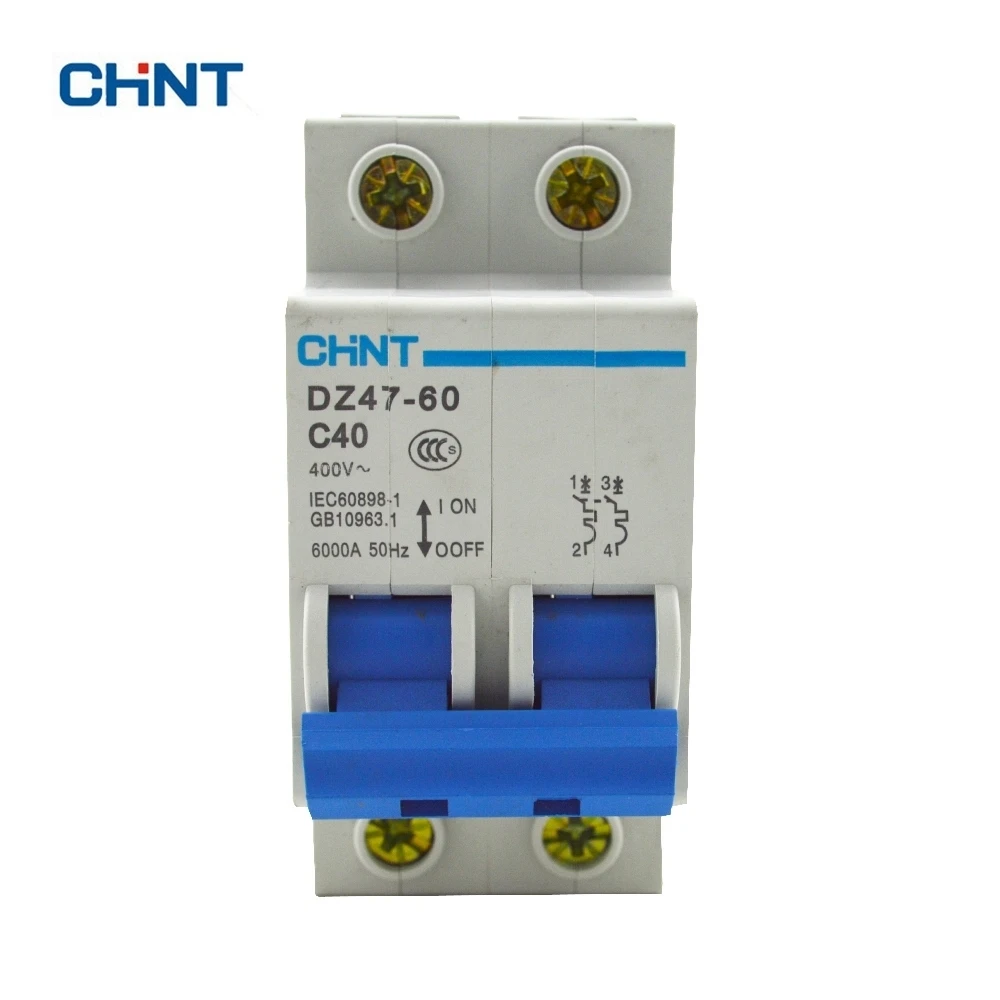 1pc Miniature Circuit Breaker DZ47-60 C40 AC230/400V 3P 40A Rated Current M_M_S 