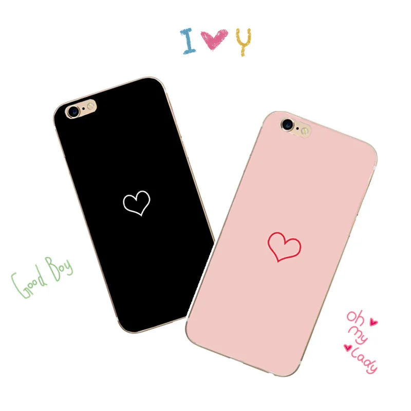 

Lovely Couple Princess and Prince Heart in Magazine stack pattern Soft Phone Case For iPhone 5 se6 6s 7 7p 8 X mobile phone bags