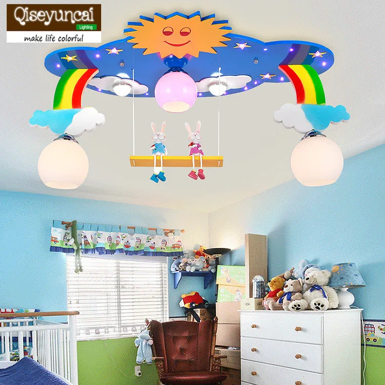 Qiseyuncai 2018 new Creative Personality Cartoon Rainbow ...