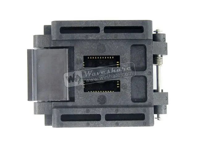 

module QFP44 TQFP44 FQFP44 PQFP44 FPQ-44-0.8-19 Enplas IC Test Burn-in Socket Programming Adapter 0.8mm Pitch