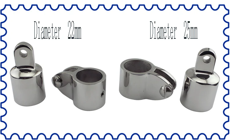 Acessórios em Aço Pedaço de Ss316 4 Arco 1 Barco Bimini Top Inoxidável Marinha Hardware Set conjunto 16 7 e 8 22mm 1 25mm 19 Equip. marít.