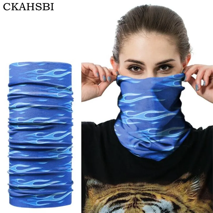 buy Cycling Face Mask Magic Headband Outdoor Sports Neck Warmer Bike Bicycle Riding Face Mask Head Scarf Scarves Bandana Wholesale