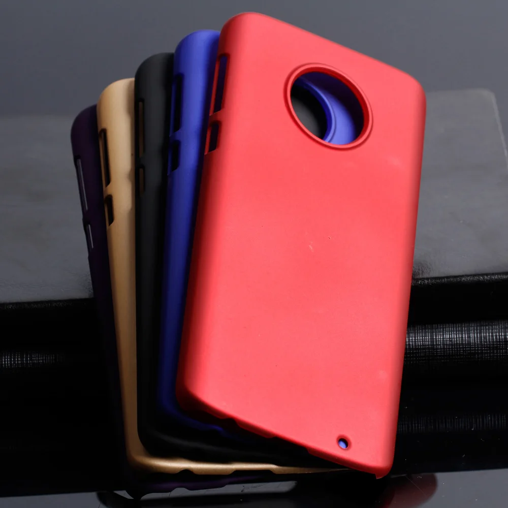 Матовый пластиковый чехол 5.93For Moto G6 Plus для Motorola двойной телефон задняя крышка