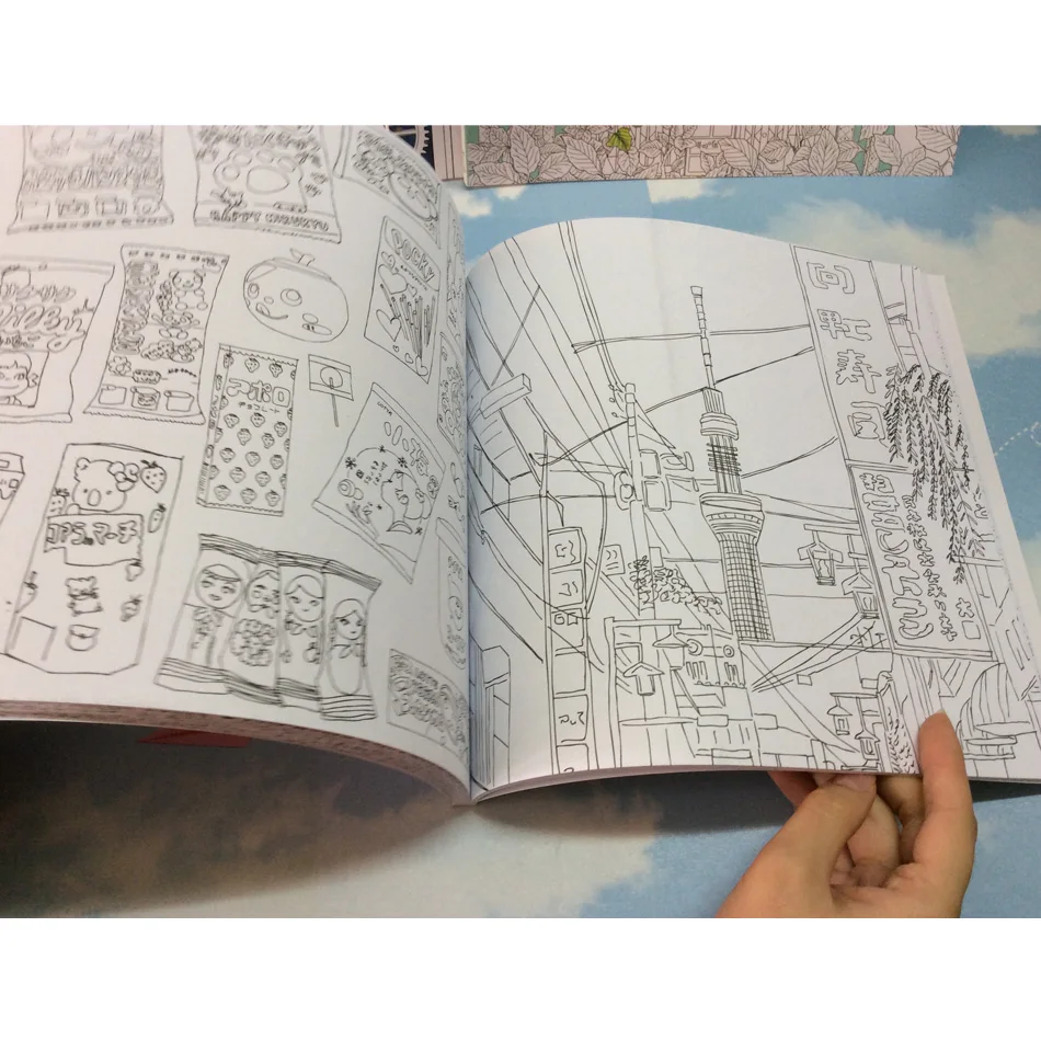 96 Pages Coloring Books For Adults JAPAN SECRET Colouring Books