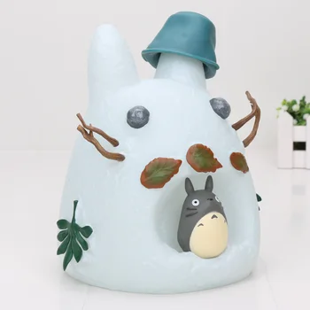 

18cm My Neighbor Totoro Figure Studio Ghibli totoro Piggy Bank Money Box PVC action Figure Toys