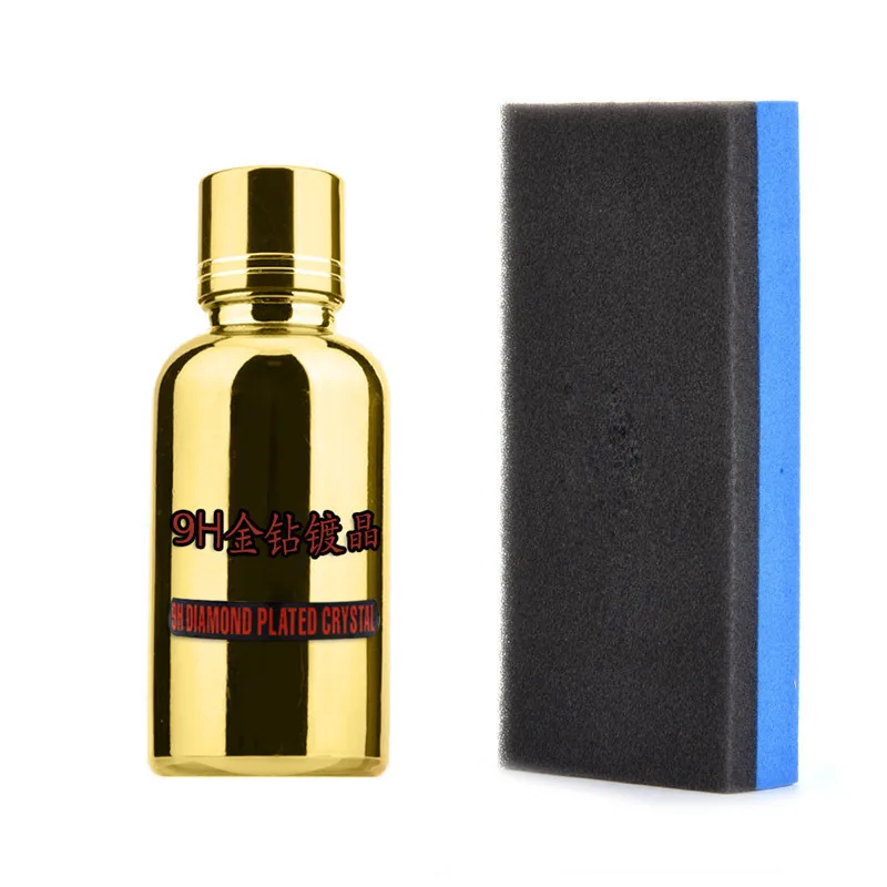 9H Car Liquid Ceramic Coat Auto Detailing Glasscoat Useful Anti scratch Polish Motocycle Paint Care In Gold Bottle|paint care|ceramic coatcar polish