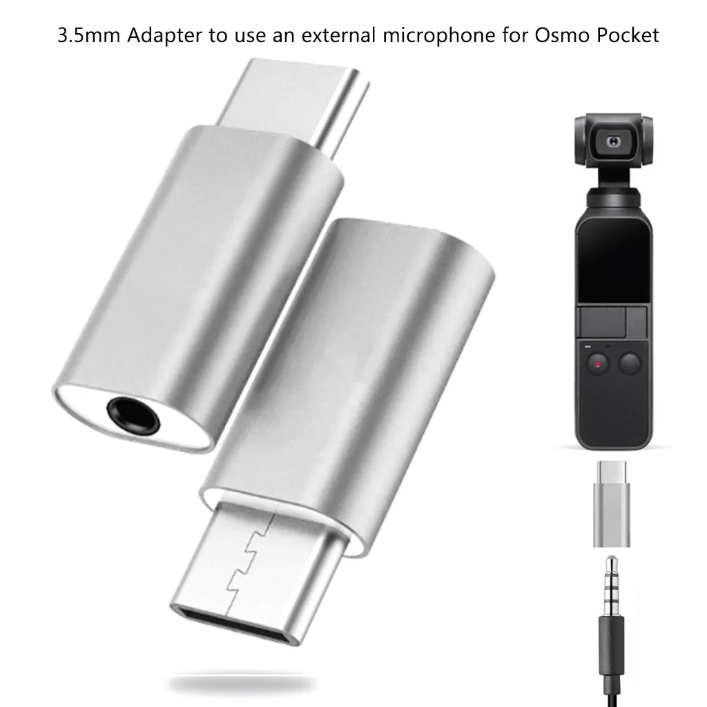 USB C адаптер TypeC до 3,5 мм аудио адаптер для внешнего микрофона Osmo карман для huawei P20 Pro Adaptador USB Tipo C L0528