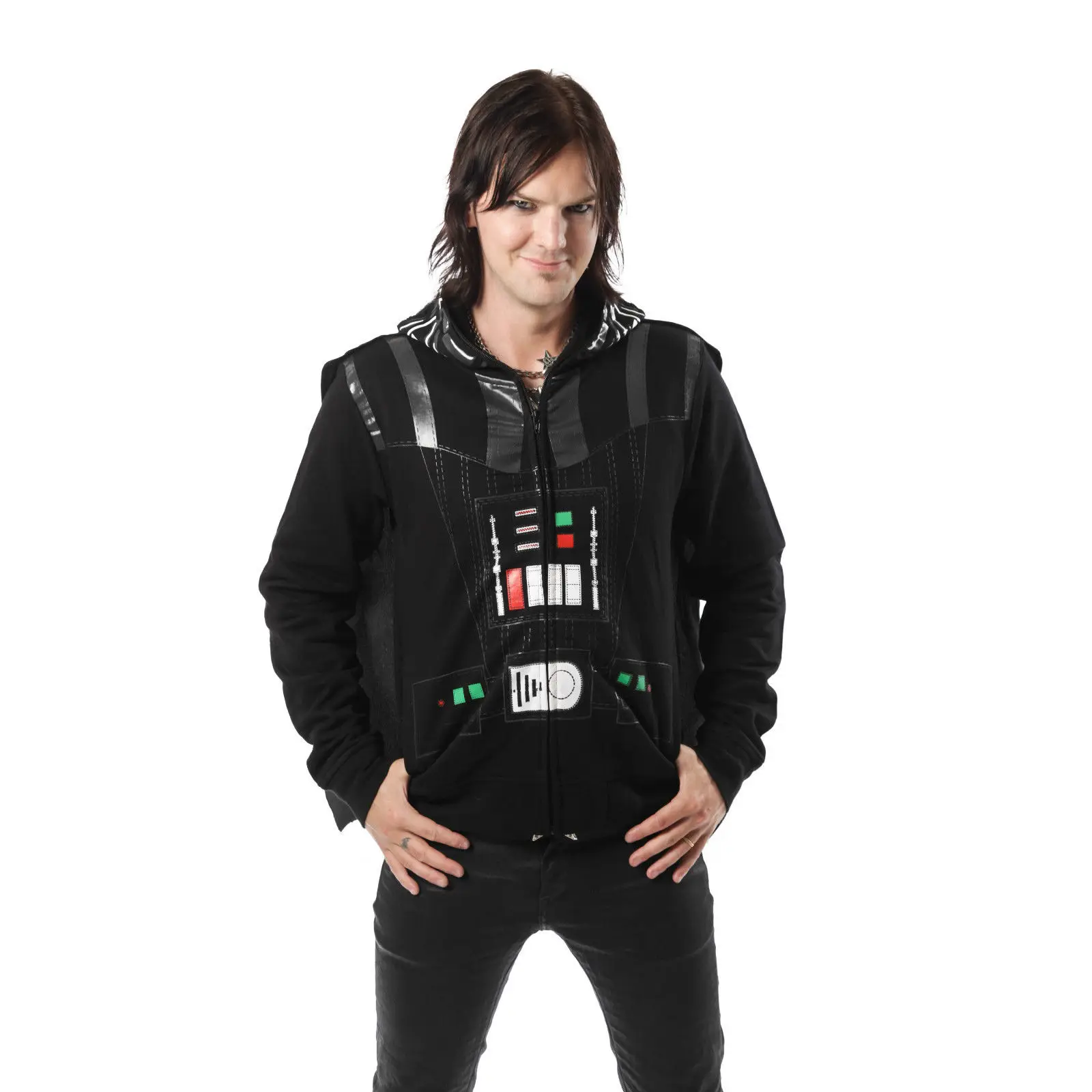 

Star Wars Sith Darth Vader Fleece Men Hoodie Jacket Hoodie Movie Halloween Cosplay Costume Plus Size