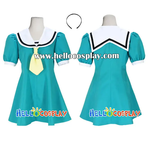

Синее платье для косплея Higurashi no Naku Koro ni Satoko Houjou H008