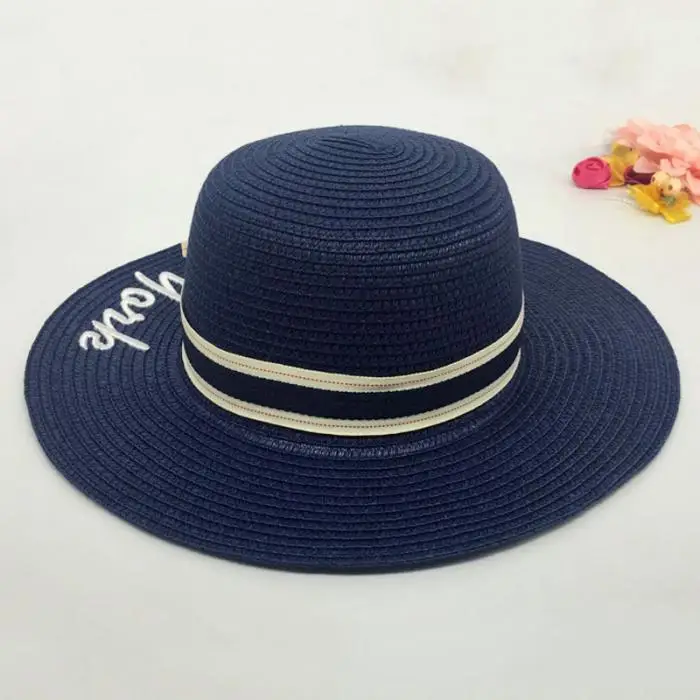 Горячие женские летние шляпы Панама лук Sombrero солнце соломенная складная шляпа пляж костный Козырек Кепка MCK99