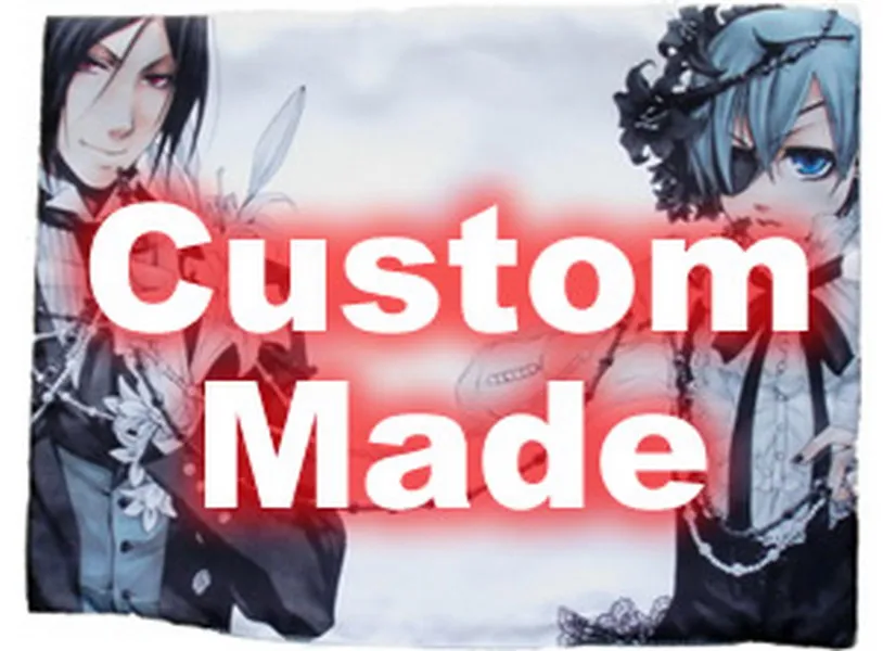 

Oct. New Home Textile Custom Made Anime / Manga DIY Single Side/Double Side Polyester/Micro-suede/2WT 2Way Pillow Case 60x40cm