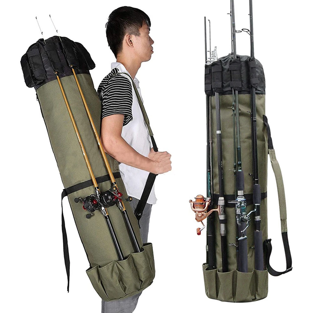 Fishing Bag Pouch Multifunction Nylon Fishing Rod Organizer (1)