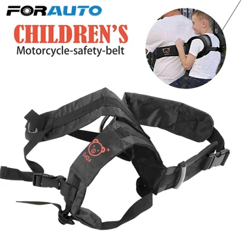 

FORAUTO Children's Car Motorcycle Safety Belt Electric Vehicle Safe Strap Carrier Adjustable for Child Kids Safe Seat Belts