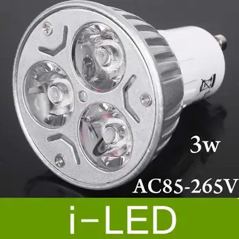 

High power CREE Led Lamp 3W Dimmable GU10 MR16 E27 Led spot Light Spotlight led bulb downlight lighting 85-265V or 12v CE UL