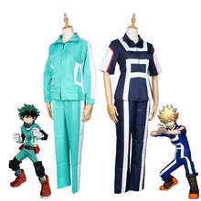 Academy OCHACO URARAKA Midoriya izku Bakugou костюм кацуки для косплея костюм AsuiTsuyu yaojorozu Momo школьная форма наряд на Хэллоуин