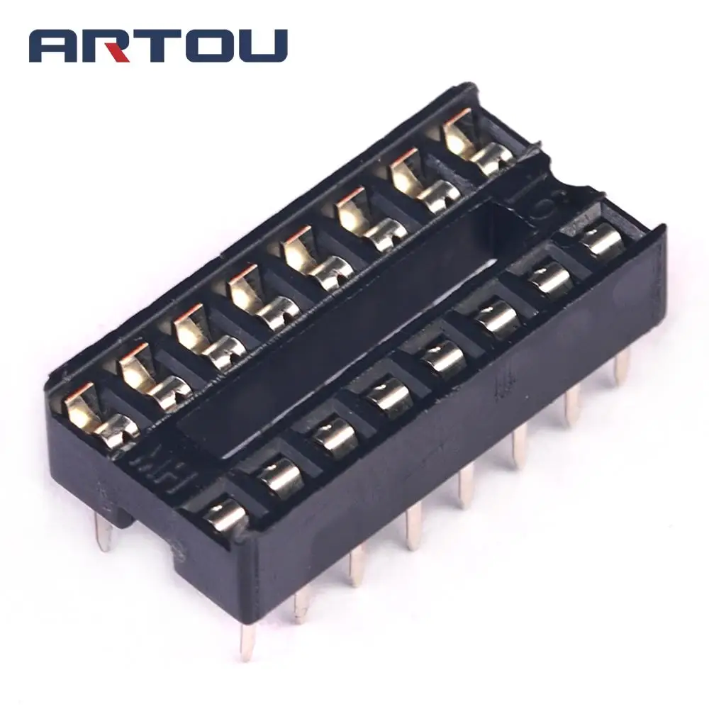 20PCS IC Integrated Circuit 16 Pin DIP IC Socketsin Integrated