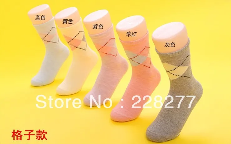 20 шт = 10 пар ярких цветов Хлопковые женские носки модные, красивые, дешевые и высокого качества от фабрики