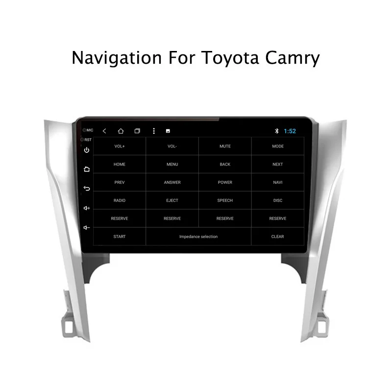 Sale NAVITOPIA 10.1inch 2G RAM 32G ROM Android 8.1 Car DVD Multimedia GPS Navigation for Toyota Camry 2012 2013 2014 7