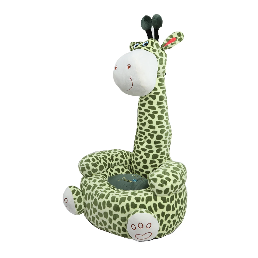 Мультфильм дети маленькое сиденье диван гнездо стул жираф плюшевые игрушки детские диваны мешок фасоли Hobbyhorse спальня Docoration GG - Цвет: Green