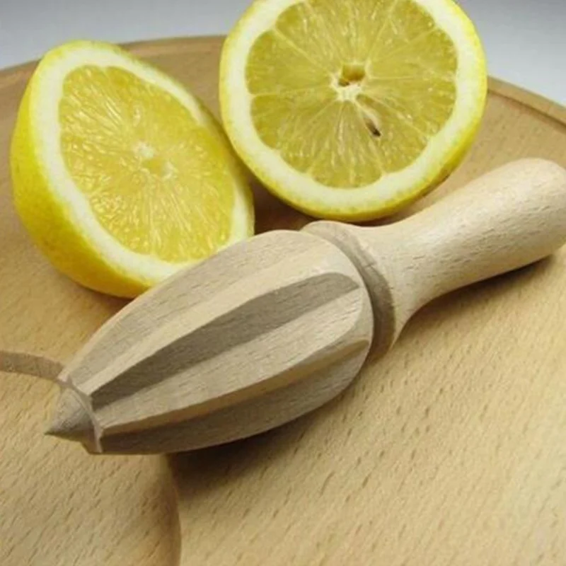 1 pcs High quality Wood Lemon Juicer Reamer Squeezer Fruit Orange