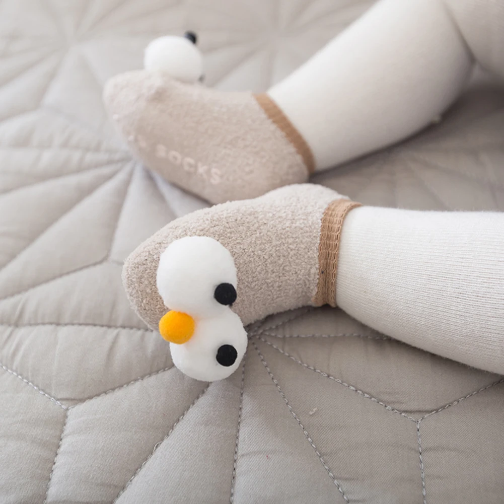 

Newborn Cotton infant Anti-slip socks Baby floor socks Boys Girls Cute Cartoon big eyes Pattern Baby Toddler Socks