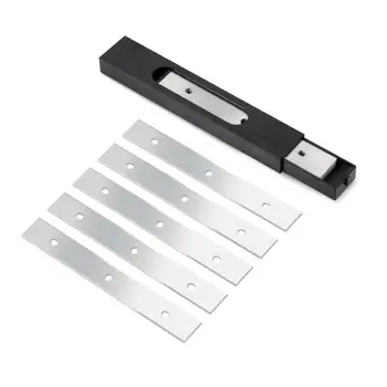 

EHDIS 25pcs/Box Stainless Steel Blade for Handled Scraper Vinyl Car Wrap Sticker Film Glue Remover Glass Window Clean Blades