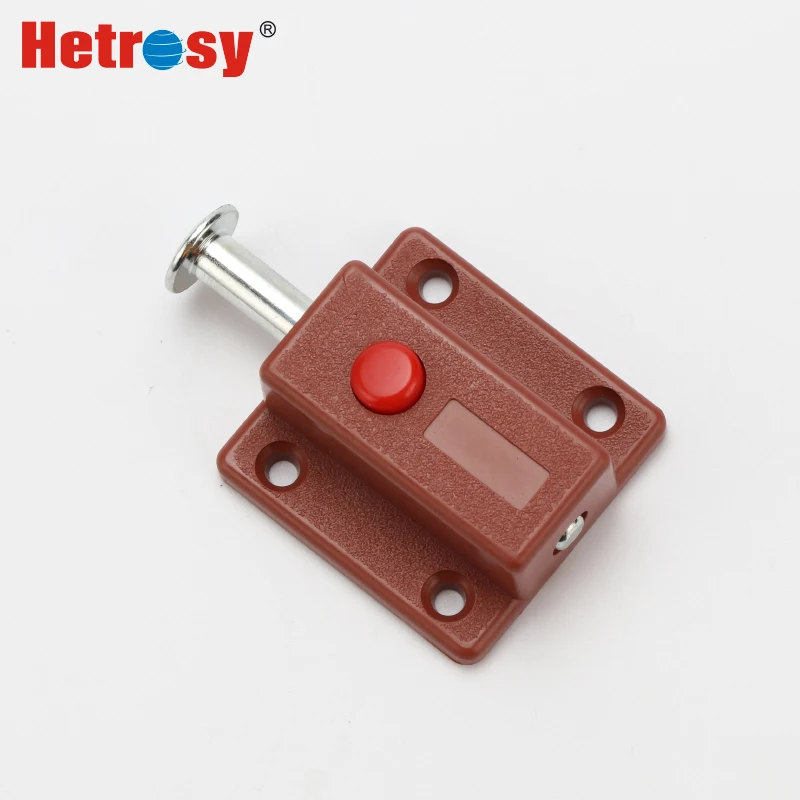 Hetrosy Hardware Automatic Furniture Bolt Door Cabinet Box Latch Spring Lock Catch Window Hardware Latches