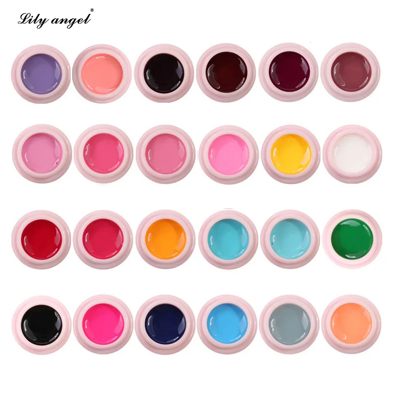 Lily angel 24Pcs/Set Options UV Gel Builder Nail Art Tips Gel Nail ...