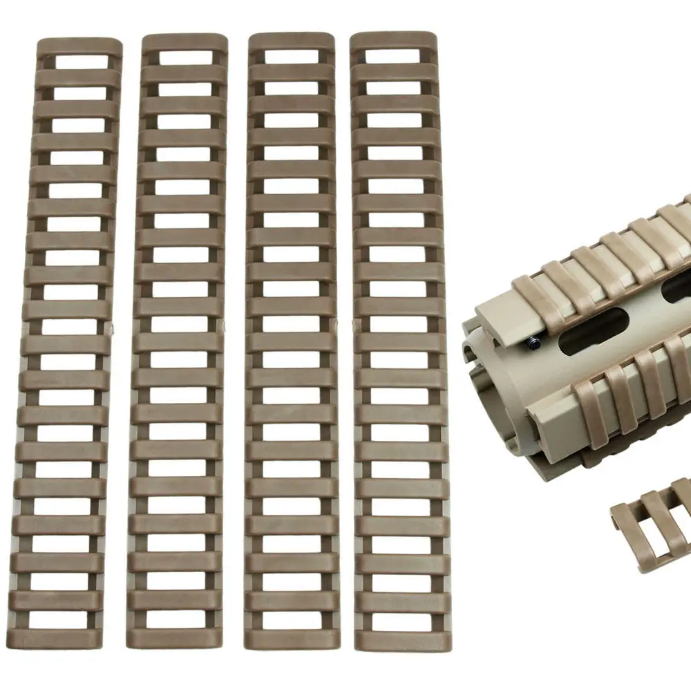 

Funpowerland Heat Resistant Handguard Weaver Picatinny FDE Rail Ladder Cover