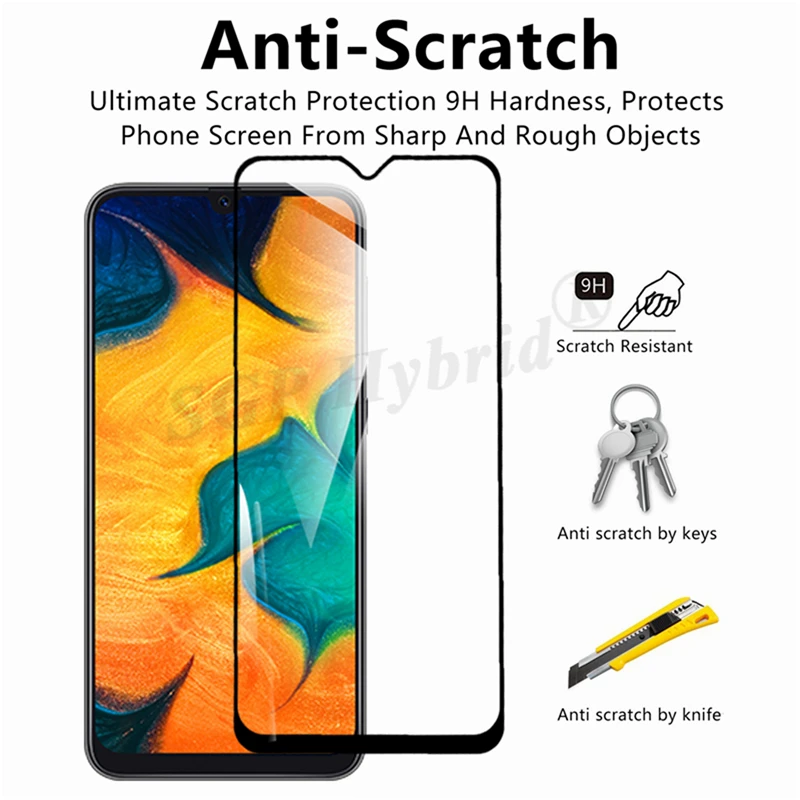 9D закаленное стекло для samsung A50 Защита экрана galaxy a40 a70 A30 защитное защитная пленка