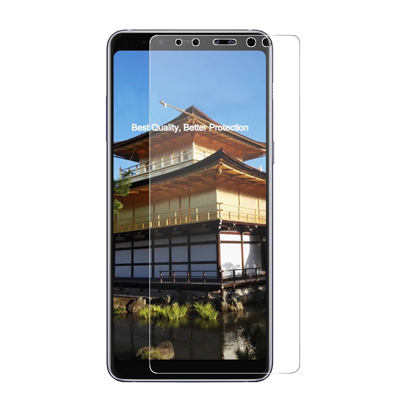 Высокое качество 9H 2.5D для закаленного стекла Samsung Galaxy A8 A9 A7 A5 2018 Защитная пленка