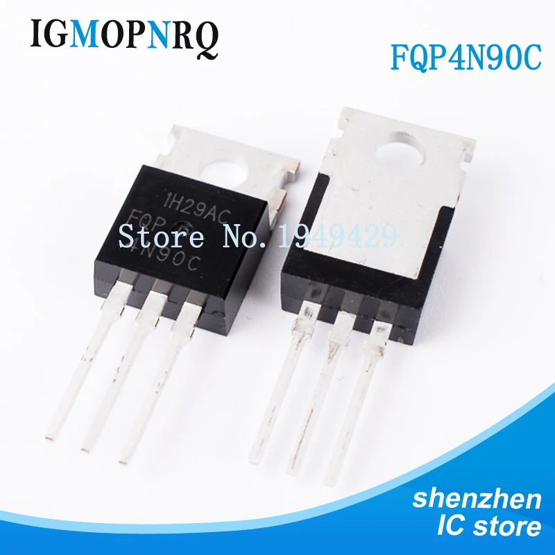 10PCS FQP4N90C 4N90C FQP4N90 4N90 TO 220 MOSFET 900V N Ch Q FET advance
