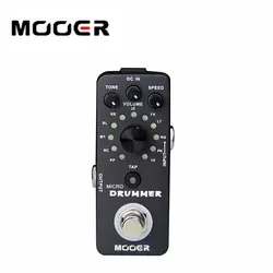 Новая педаль эффектов MOOER Micro Drummer effect pedal цифровая барабанная машина