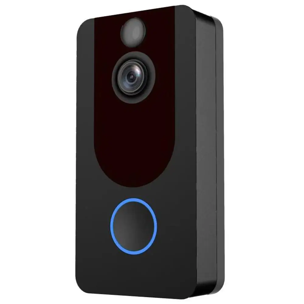 V7 HD 1080P смарт WiFi видео дверной звонок камера визуальный домофон с колокольчиком